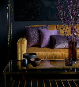 Aurora Fabric by Clarke & Clarke Rouge