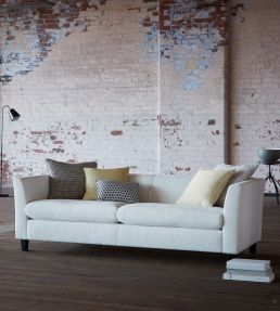 Saturn Fabric by Clarke & Clarke Noir
