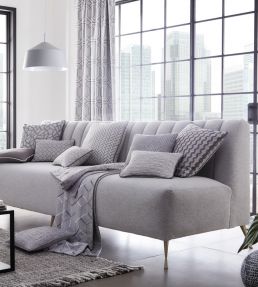 Atmosphere Fabric by Clarke & Clarke Ivory