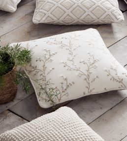 Blossom Fabric by Clarke & Clarke Silver