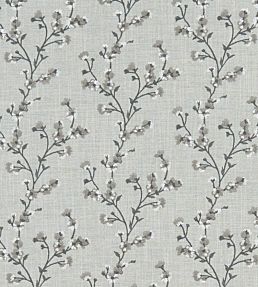 Blossom Fabric by Clarke & Clarke Silver