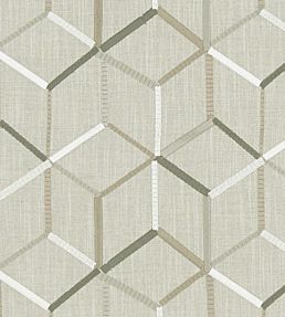 Linear Fabric by Clarke & Clarke Linen