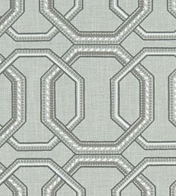 Repeat Fabric by Clarke & Clarke Silver