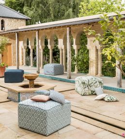 Majorelle Fabric by Clarke & Clarke Blush