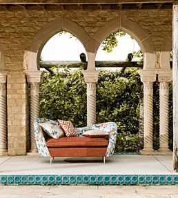 Marrakech Fabric by Clarke & Clarke Mineral