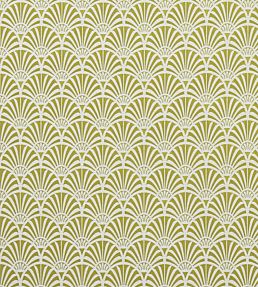 Zellige Fabric by Clarke & Clarke Chartreuse