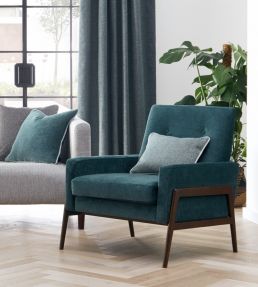 Maculo Fabric by Clarke & Clarke Teal