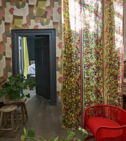 Clay Collage Mural by Designers Guild Terracotta