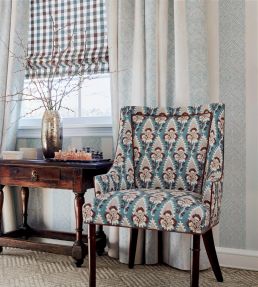 Clipperton Stripe Wallpaper by Anna French Blue/Natural