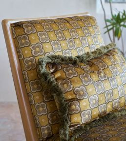 Clover Club in Vintage Velvet Fabric by Liberty Lacquer