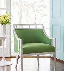Club Velvet Fabric by Thibaut Oyster