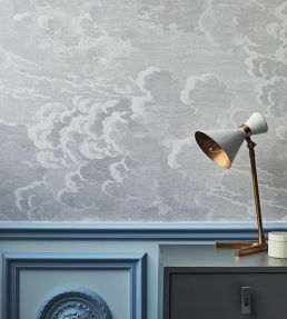 Nuvolette Mural by Cole & Son Soot and Snow