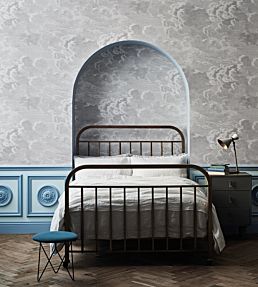Nuvolette Mural by Cole & Son Soot and Snow