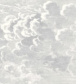 Nuvolette Mural by Cole & Son Soot and Snow