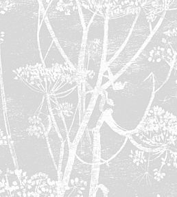 Cow Parsley Fabric by Cole & Son Soft Grey