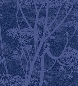 Cow Parsley Velvet Fabric by Cole & Son Hyacinth & Ink
