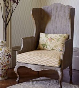 Tile Fabric by Cole & Son Cream/Parchment