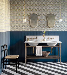 Hicks' Hexagon Wallpaper by Cole & Son 15