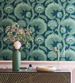 Fanfare Flock Wallpaper by Cole & Son 27