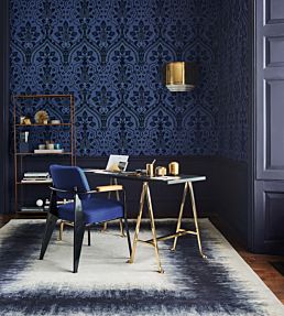 Pugin Palace Flock Wallpaper by Cole & Son 34