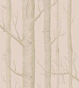 Woods Wallpaper by Cole & Son Pink & Gilver