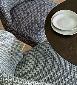 Arran Fabric by Colefax and Fowler Old Blue