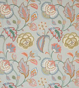 Carmen Fabric by Colefax and Fowler Aqua