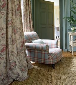 Cassius Fabric by Colefax and Fowler Old Blue