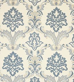 Cyrus Fabric by Colefax and Fowler Blue