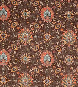 Jocasta Velvet Fabric by Colefax and Fowler Chocolate