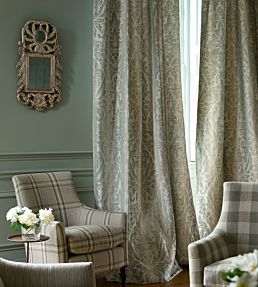 Leora Fabric by Colefax and Fowler Red