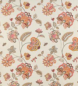 Ashlar Fabric by Colefax and Fowler Tomato