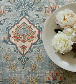 Floriana Fabric by Colefax and Fowler Navy