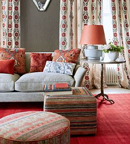 Kempsey Fabric by Colefax and Fowler Multi