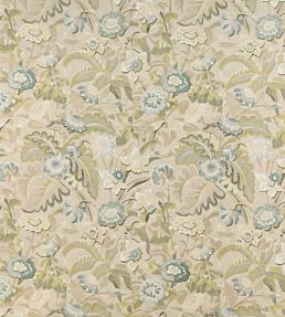 Tapestry Flowers Fabric by Colefax and Fowler Celadon