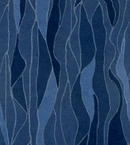 Collage Wallpaper by Coordonne Lapislazuli