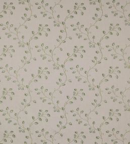 Colyton Linen Fabric by Colefax and Fowler Leaf Green