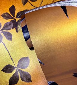 Copper Dawn Lake Mural by Avalana Metallic Gold