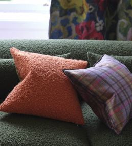Cormo Cushion 43 x 43cm by Designers Guild Persimmon