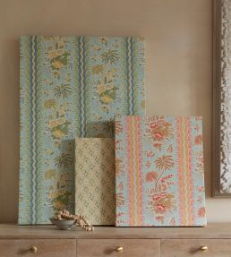Coromandel Fabric by Marvic Amber