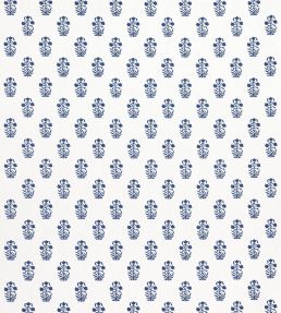 Corwin Fabric by Thibaut Navy on White