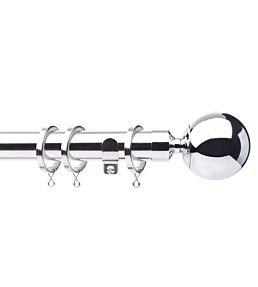 Cosmos 28mm Metal Chrome Ball H6028/120/CHR 120cm Standard bracket 12 Chrome