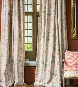 Cristabel Fabric by Colefax and Fowler Tomato/Green