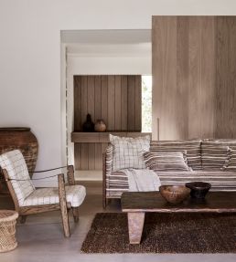 Crosshatch Fabric by Mark Alexander White Sand