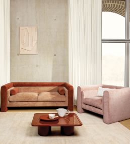 Crush FR Fabric by Kirkby Design Flame