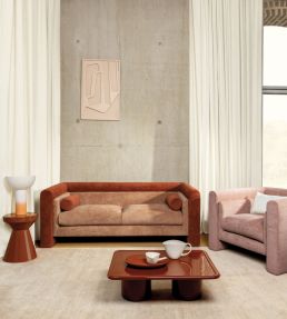 Crush FR Fabric by Kirkby Design Smoke
