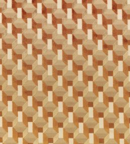Cubic Fabric by Kirkby Design Copper