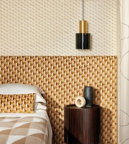 Cubic Fabric by Kirkby Design Monochrome