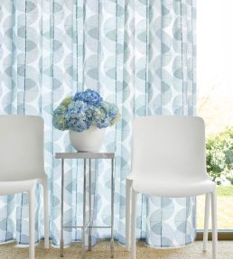 Cyclone Embroidery Fabric by Thibaut Onyx