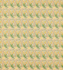 Daffodil Fabric by Morris & Co Pink/Leaf Green